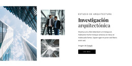 Investigación Arquitectónica: Plantilla HTML5 Adaptable