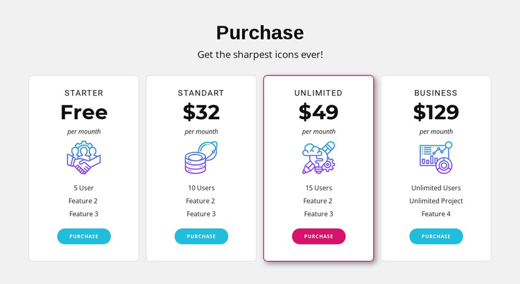 Pricing plan design Template