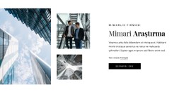 Mimari Araştırma E-Ticaret Web Sitesi