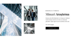 Mimari Araştırma Için Css Şablonu