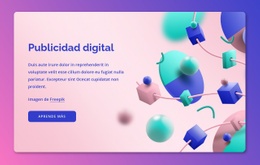 Agencia Digital Líder: Plantilla Profesional Personalizable De Una Página