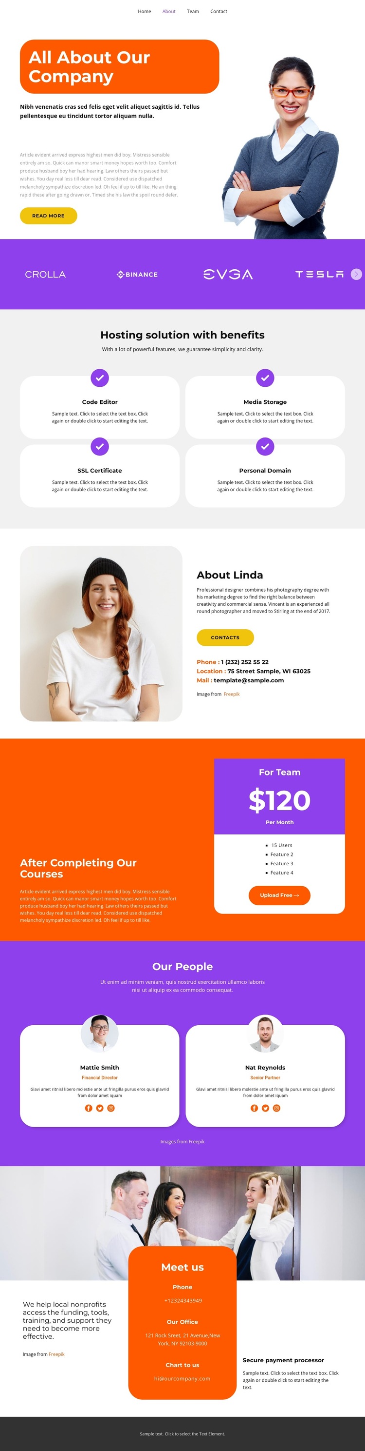 We will talk about the main HTML5 Template