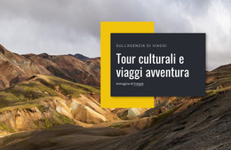 Tour Culturali - Modello Di Una Pagina