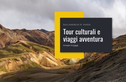Tour Culturali Un Modello Di Pagina