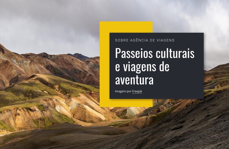 Passeios culturais Modelo