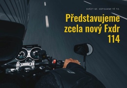 Moderní Motocykl – Osobní Šablony Webových Stránek