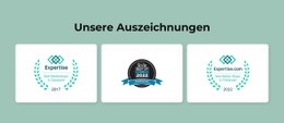 Barbershop-Auszeichnungen - Website-Vorlagen