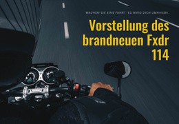 Modernes Motorradfahren – Professioneller Website-Builder