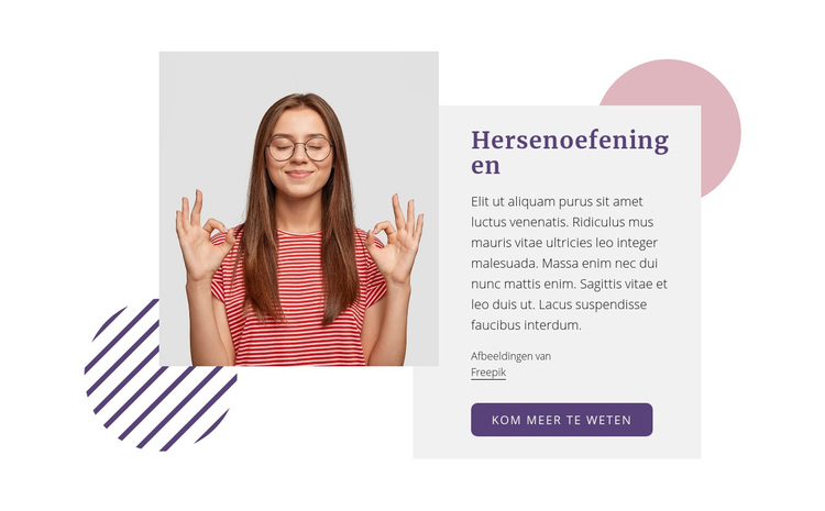 Hersenoefeningen WordPress-thema