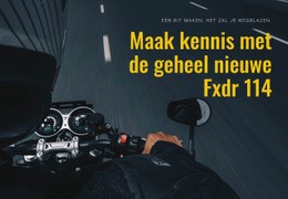 Modern Motorrijden - Professionele Websitebouwer