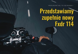 Nowoczesny Motocykl - Responsywny Szablon HTML5