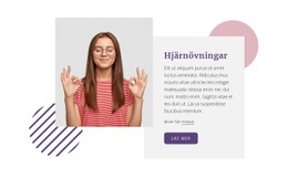 Hjärnövningar - HTML-Mallkod