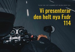 Multipurpose WordPress-Tema För Modern Motorcykel