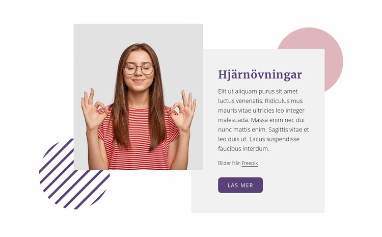 Hjärnövningar WordPress -tema