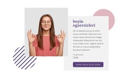 Beyin Egzersizleri CSS Şablonu