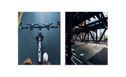 Comunità Globale Di Ciclisti Attivi - Modello Di Una Pagina