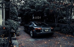 Автомобиль Audi – Простой Шаблон Сайта