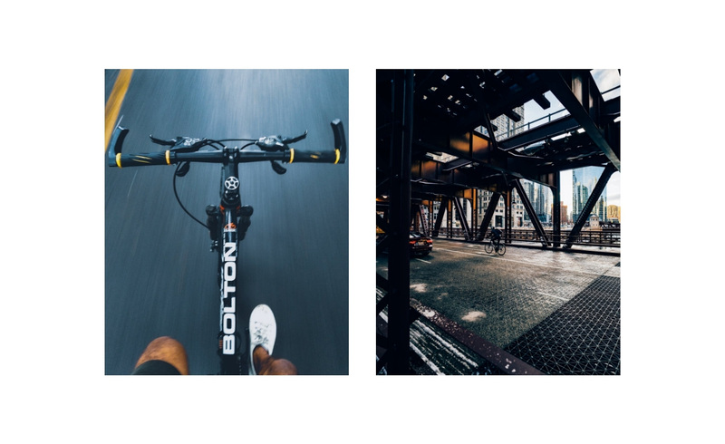 Global community of active cyclists Squarespace Template Alternative