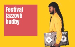 Festival Jazzové Hudby - Šablona Pro Přidání Prvků Na Stránku