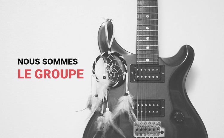 Nous sommes le groupe Conception de site Web