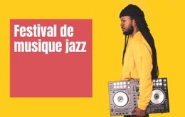 Festival De Musique Jazz - HTML Website Builder