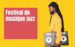 Festival De Musique Jazz Modèle Joomla 2024