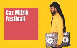 Caz Müzik Festivali - WordPress Teması