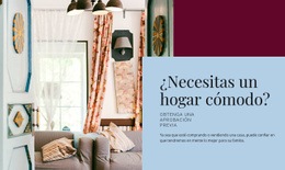 Hogar Confortable - Creador De Sitios Web Personalizados