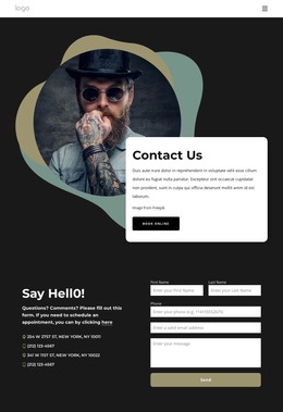 CSS Template For Premium Barber Shop