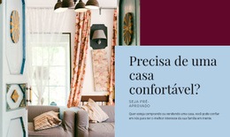 Casa Confortável - Construtor De Sites Personalizados