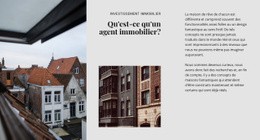 Agence Immobilière De Luxe - HTML Page Creator