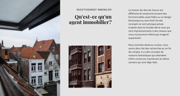 Agence Immobilière De Luxe - Modèle De Page HTML