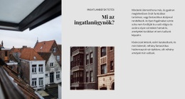 Luxus Ingatlancég - HTML Kódsablon