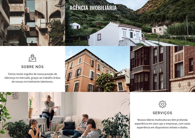 Encontre sua casa Landing Page