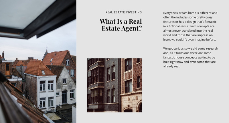 Luxury real estate firm Squarespace Template Alternative