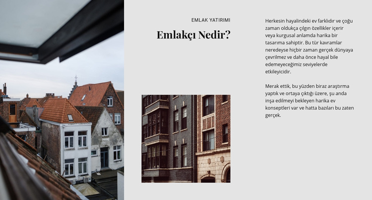 Lüks emlak firması WordPress Teması