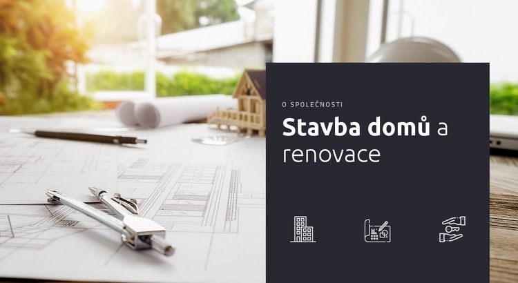 Stavba domů a renovaceg Šablona CSS