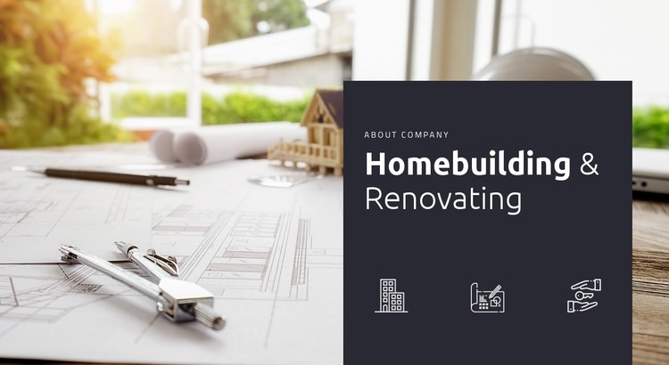 Homebuilding and renovationg CSS Template