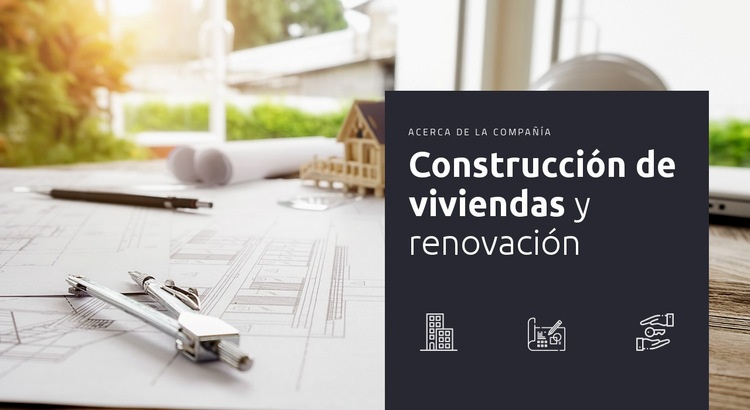 Construcción y renovación de viviendasg Plantillas de creación de sitios web