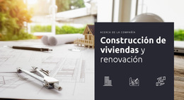 Construcción Y Renovación De Viviendasg: Plantilla De Sitio Web Sencilla