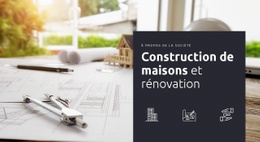 Construction Et Rénovation De Maisons – Inspiration De Modèle HTML5