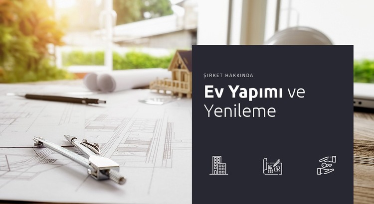 Ev yapımı ve yenileme Açılış sayfası