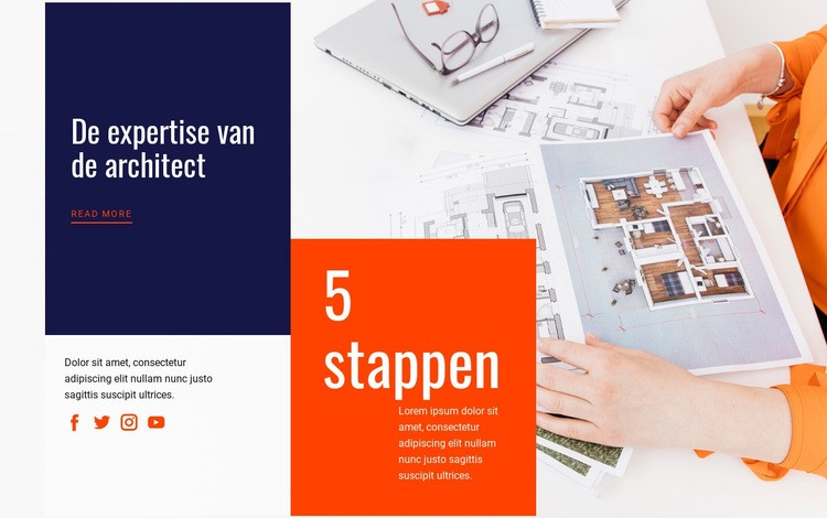 Architectonische expertise Website ontwerp