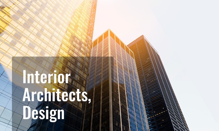 Design for multi-storey buildings  Elementor Template Alternative