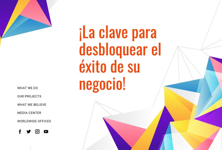 Liberando su potencial de éxito Diseño de páginas web