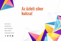 A Sikerben Rejlő Lehetőségek Kiaknázása - HTML Oldalsablon