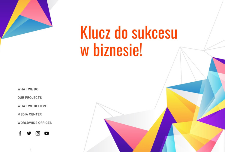 Uwolnij swój potencjał sukcesu Motyw WordPress