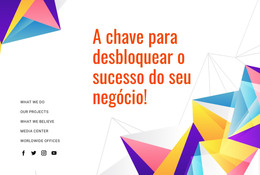 Página HTML Para Revelando Seu Potencial Para O Sucesso