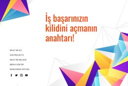 Başarı Potansiyelinizi Ortaya Çıkarmak - HTML5 Şablonu Ilhamı