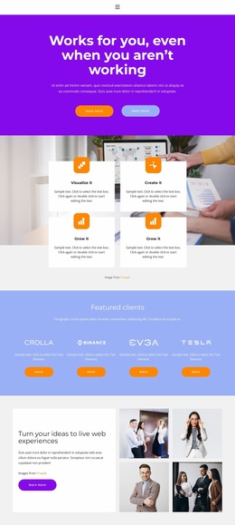 Market Analytics - Website Template by Nicepage